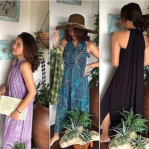 ハワイアンドレスワンピース ボタンワンピ 高級レーヨンストレッチ スリット入り 1100 レアハワイ2 通販 Yahoo ショッピング