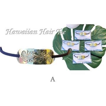 ハワイアンヘアゴム Hawaiian Hair Tie ゴールド真鍮 ハワイギフト ハイビスカス プルメリア ホヌ パイン｜leahawaii2｜04