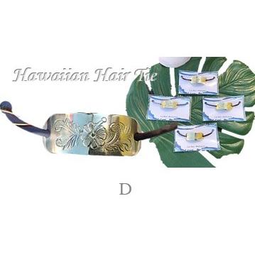 ハワイアンヘアゴム Hawaiian Hair Tie ゴールド真鍮 ハワイギフト ハイビスカス プルメリア ホヌ パイン｜leahawaii2｜07