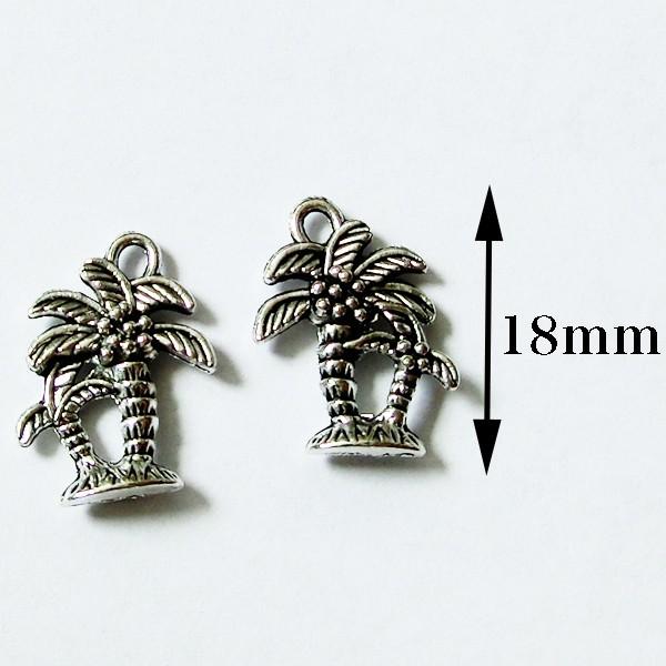 18mm パームツリー ヤシの木 椰子 ヤシ パーツ ハンドメイド