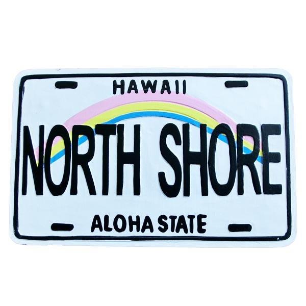 NORT SHORE ノースショア ナンバープレート hawaii サーフィン 木製 