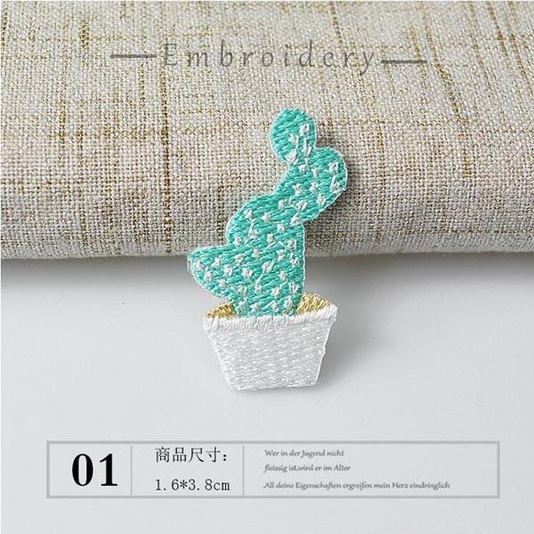 サボテン 多肉植物 ワッペン 刺繍 アップリケ ミシン手芸 手芸素材 Leamalawa Leamalapua 通販 Yahoo ショッピング