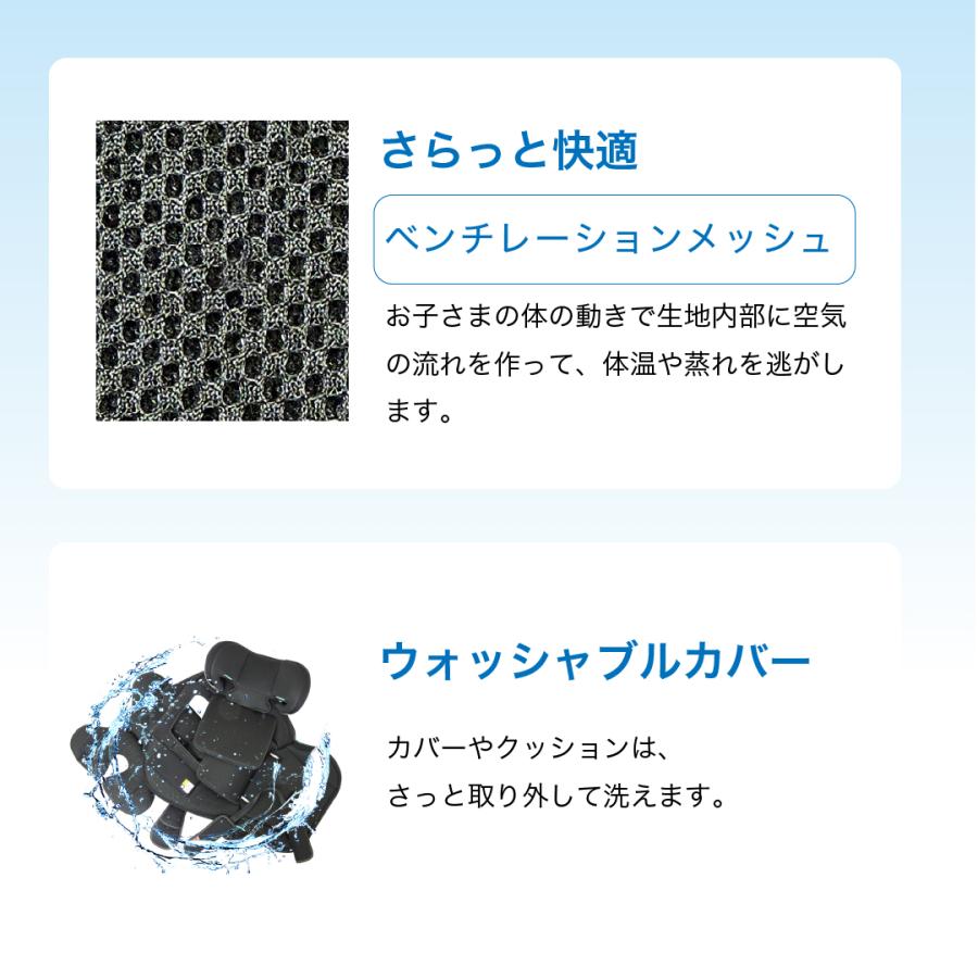 【メーカー保証延長サービス付】 15カ月からのジュニアシート リーマン フィーカ エボルブ R129 12歳頃まで チャイルドシート 赤ちゃん 長く使える | LEAMAN | 06