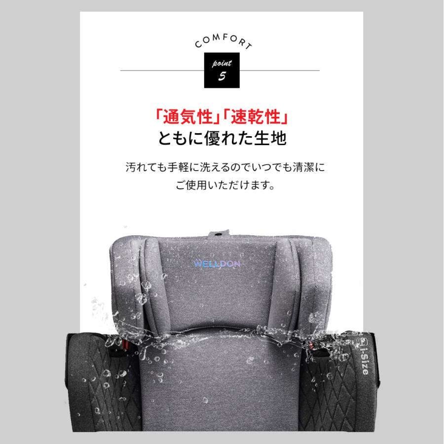 3歳から12歳  新基準R129 ジュニアシート チャイルドシート Eマークあり ウェルドン コクーントリップISOFIX |  | 09