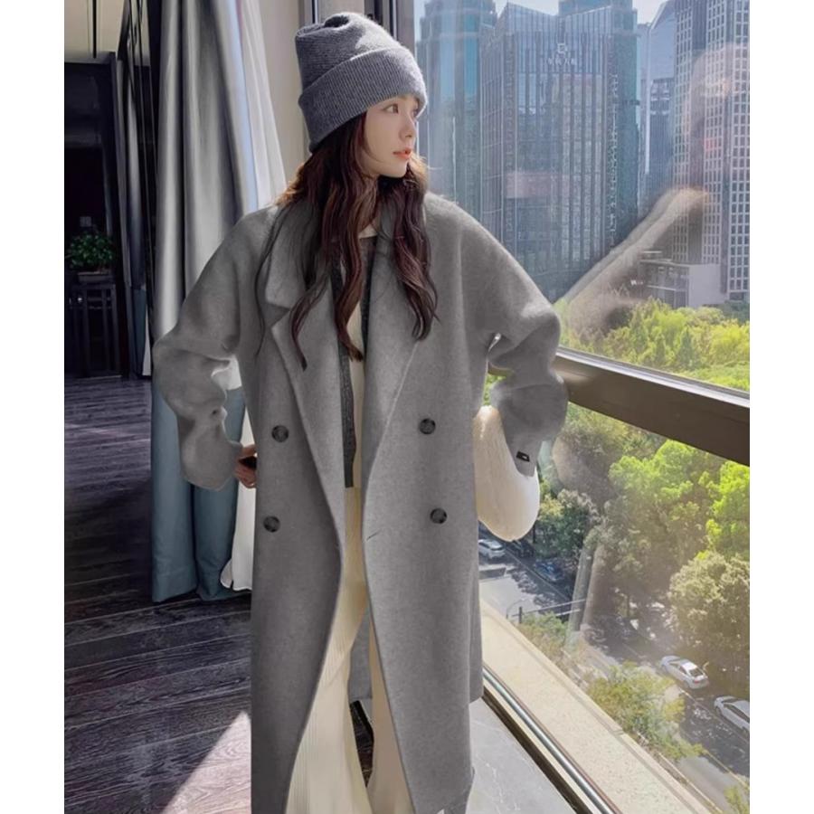 チェスターコート レディース 冬 ロングコート ロング コート 黒