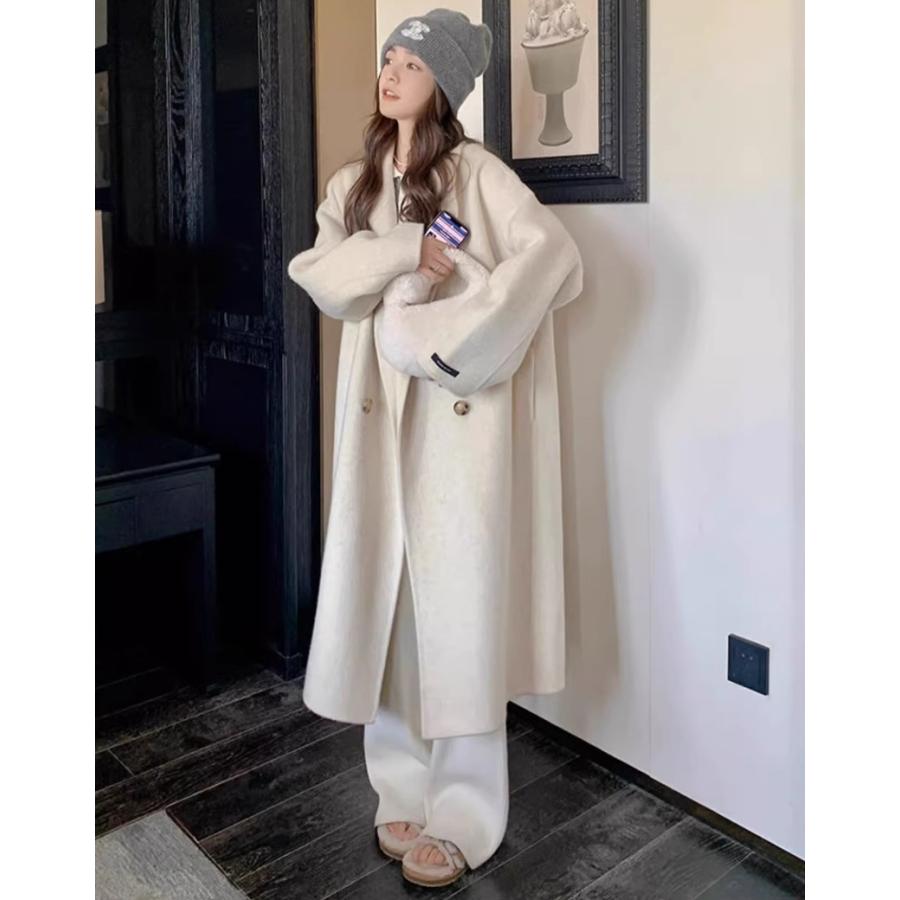 チェスターコート レディース 冬 ロングコート ロング コート 黒