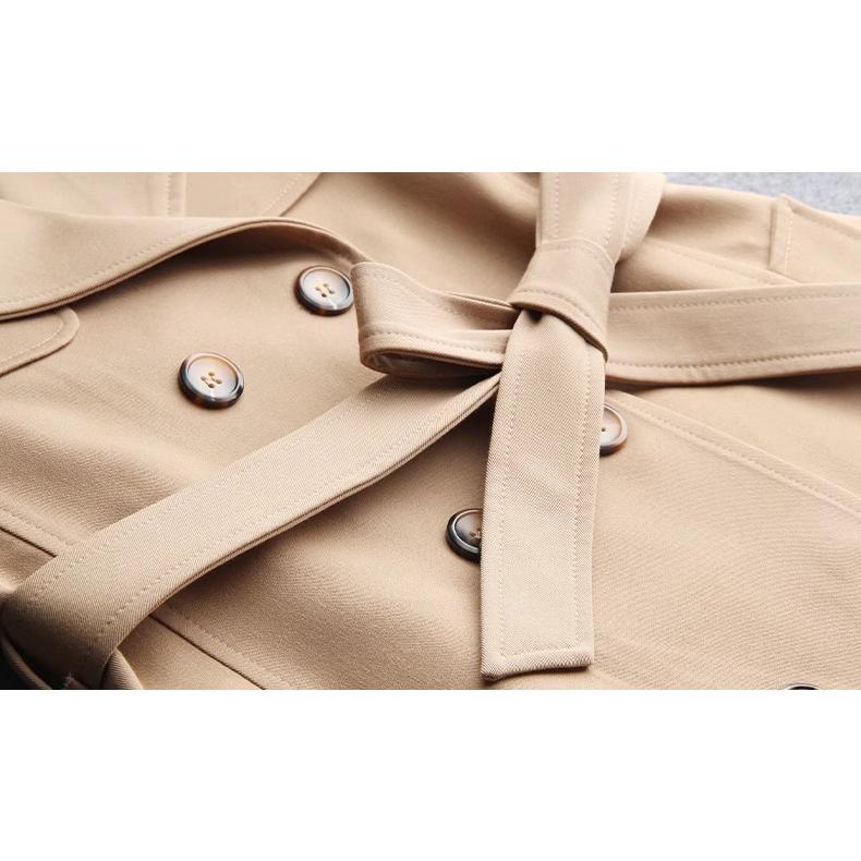 トレンチコート レディース 秋 ミドル丈 大きいサイズ スプリング