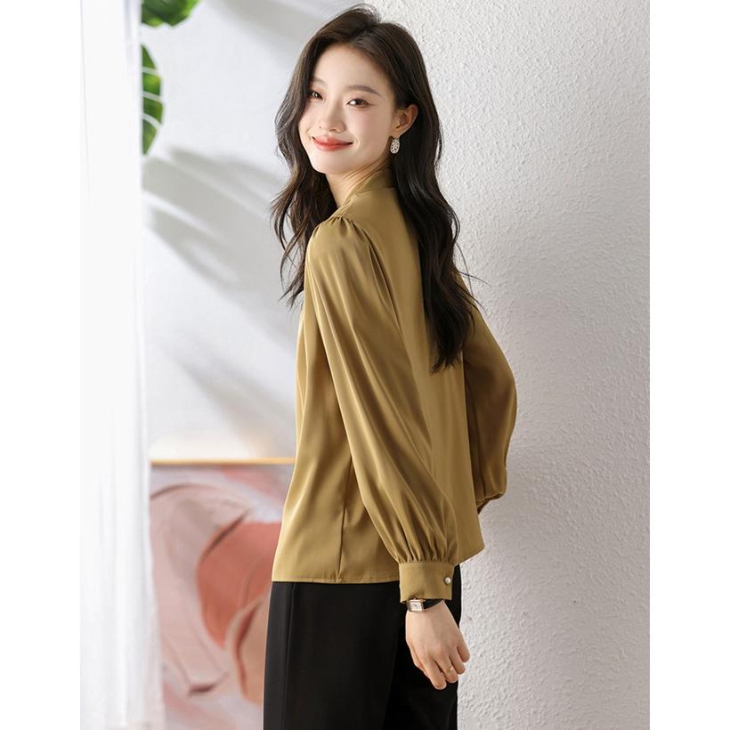 プルオーバー ブラウス 大きいサイズ シャツ オフィス レディース