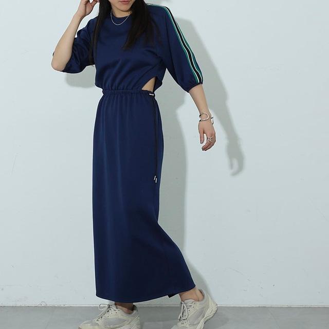 CUNE 川 ロングジャージ ワンピース CUNE 川 ロングジャージ ワンピース