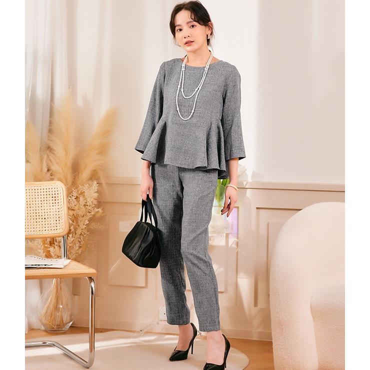 パーティードレス パンツドレス パンツスーツ ペプラム ス セットアップ レディース フォーマル おしゃれ株式会社錦 パーティードレス 結婚式 お呼ばれ パーティードレス パンツドレス パンツスーツ ペプラム トップス