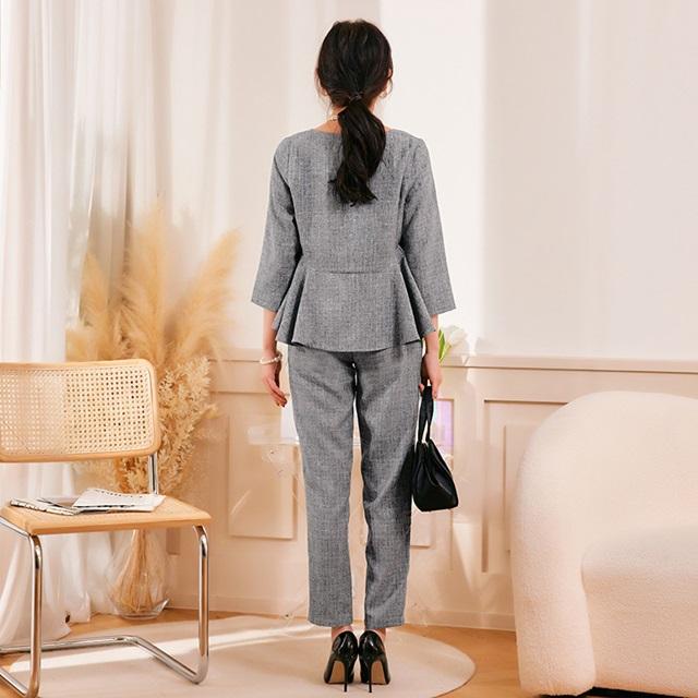 パーティードレス パンツドレス パンツスーツ ペプラム トップス