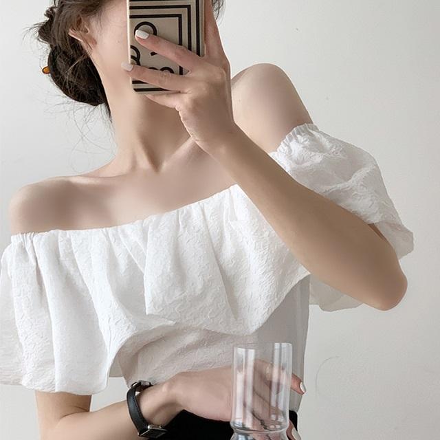 美品 JEAN PAUL GAULTIER トップス オフショルダー 　白 Jean Paul Gaultier ジャンポールゴルチエ クラシック タグパッチ