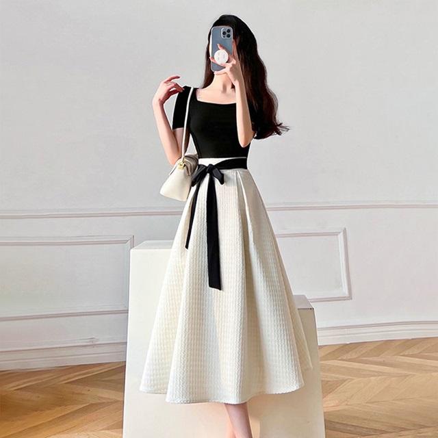 セットアップ ワンピース風 レディース スカート ミモレ丈 トップス