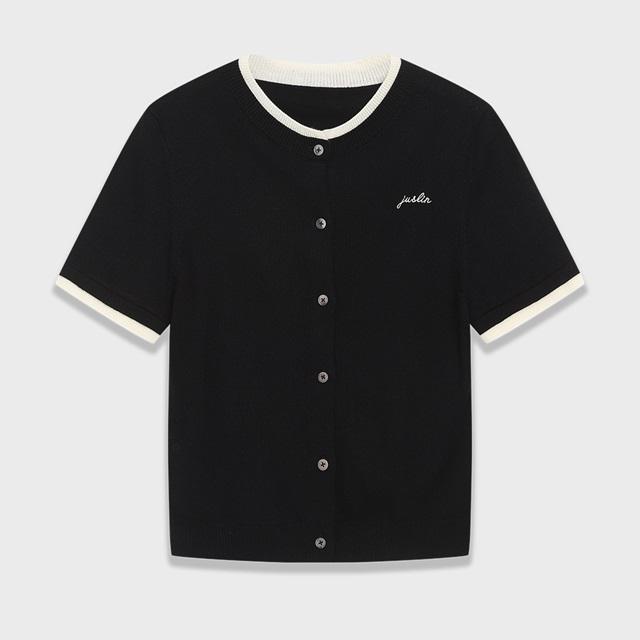 新品⭐︎エムプルミエ⭐︎UVカットラウンドネック半袖カーディガン