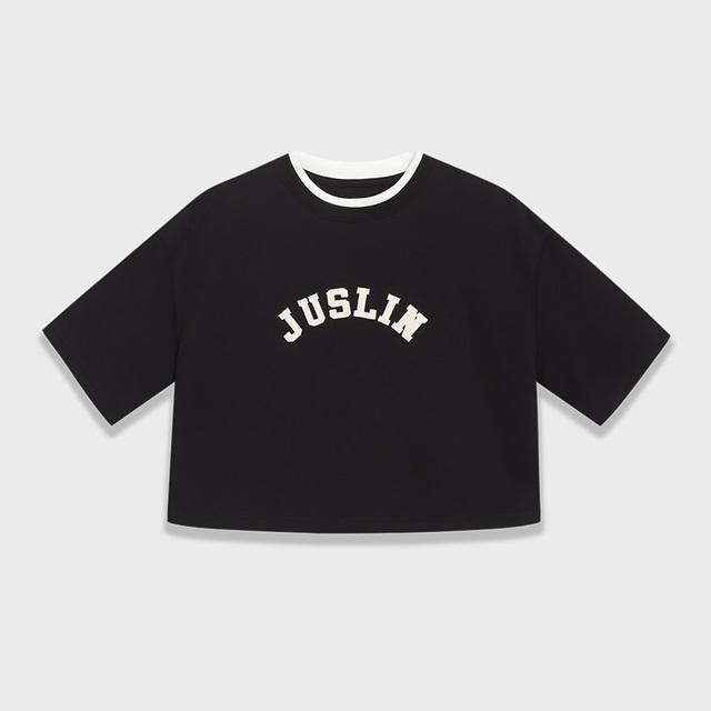 Tシャツ ショート丈 レディース トップス tシャツ 半袖 ラウンドネック