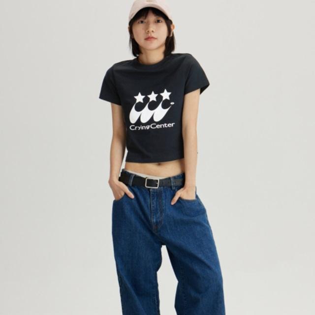 CryingCenter/クライングセンター】Tシャツ ショート丈