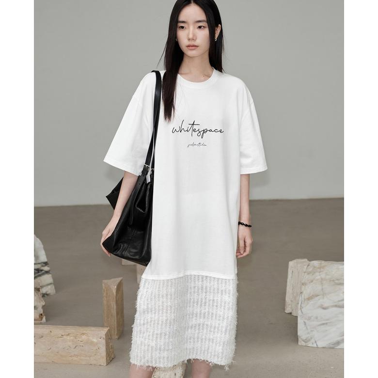 JUSLIN/ジャスリン】tシャツワンピース ロング 半袖 ワンピース