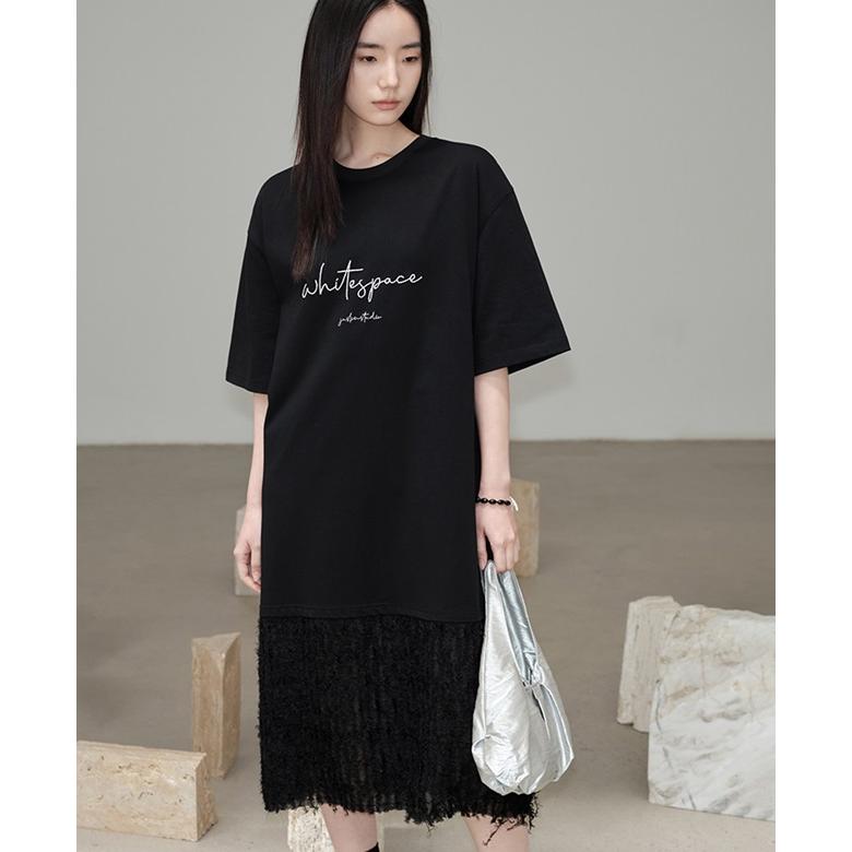 JUSLIN/ジャスリン】tシャツワンピース ロング 半袖 ワンピース
