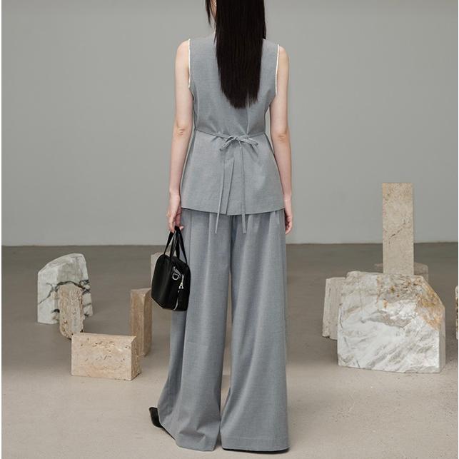 JUSLIN/ジャスリン】セットアップ レディース パンツ ベスト