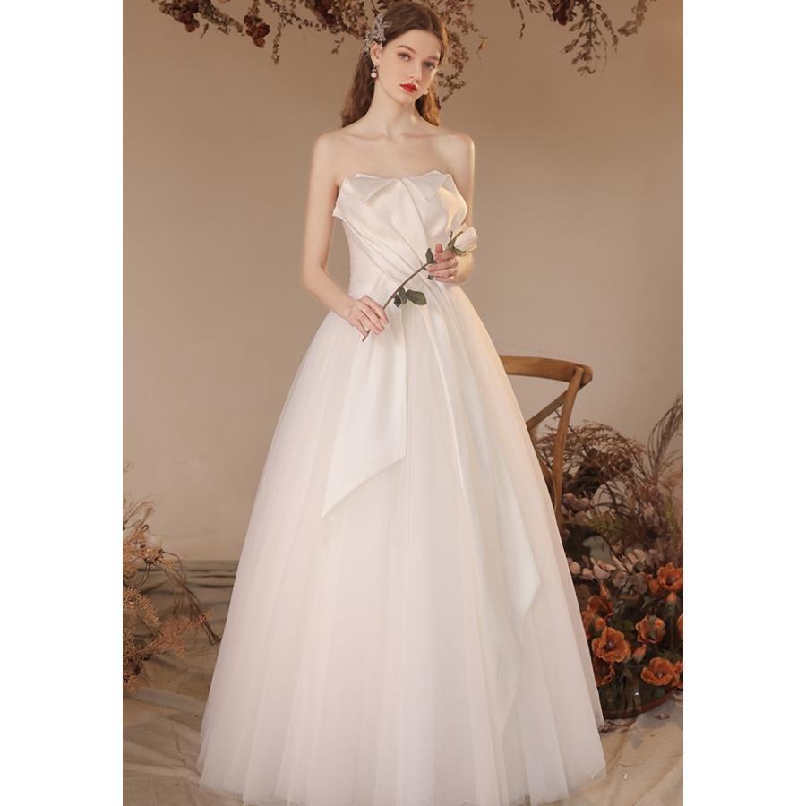 ウェディングドレス オフショルダー 大きいサイズ 3L 4L 小さいサイズ