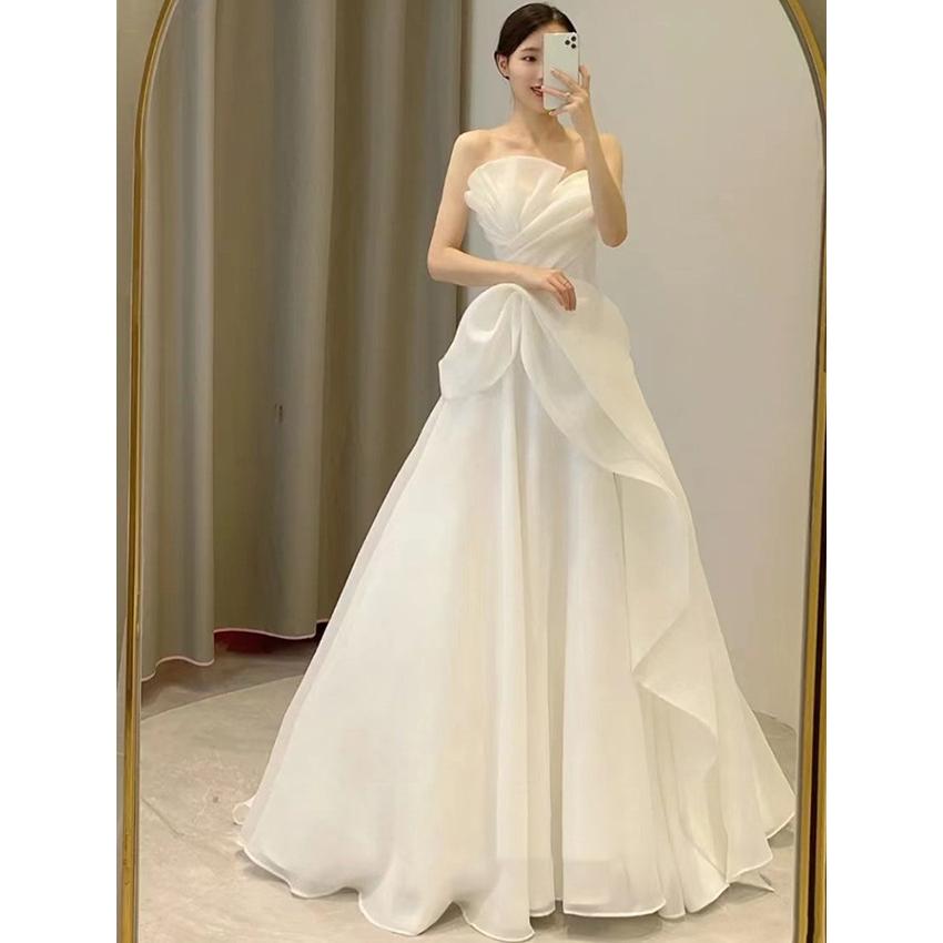 ウェディングドレス オフショルダー ウェディングドレス 大きいサイズ 3L 4L ウェディングドレス 二次会 シンプル 上品 前撮り フォトウェディング ウェディングドレス オフショルダー 大きいサイズ 3L 4L 二次会