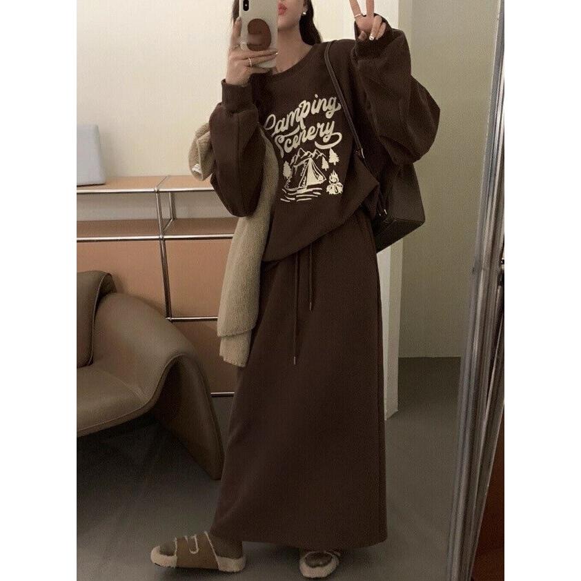 セットアップ スウェット レディース カジュアル スカート 上下 上下