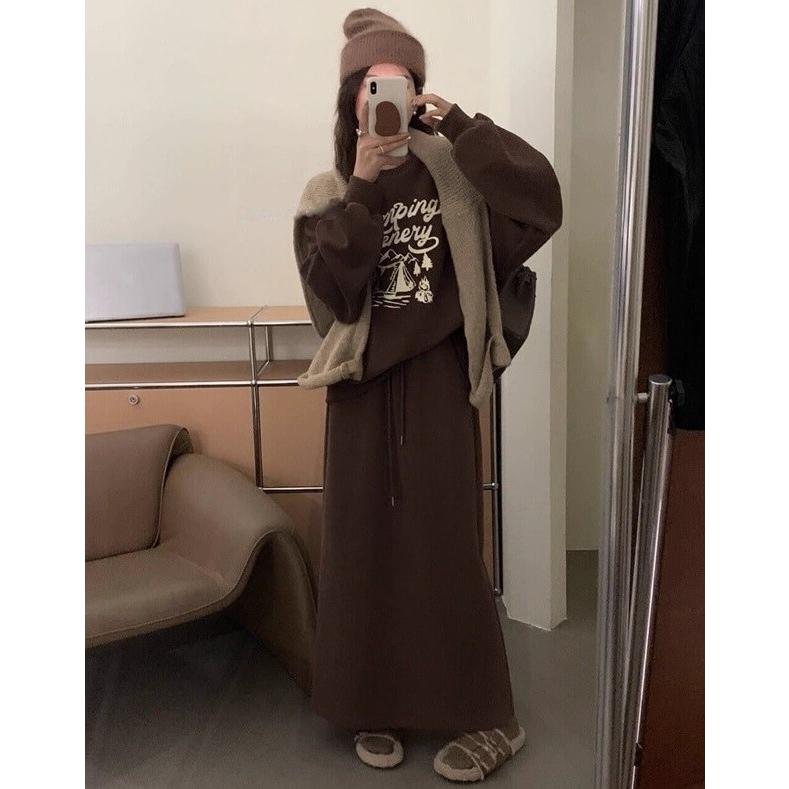 セットアップ スウェット レディース カジュアル スカート 上下 上下