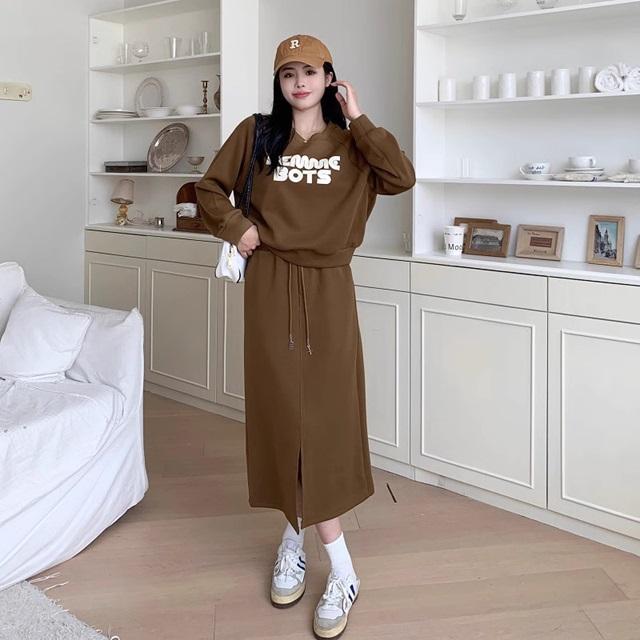 セットアップ スウェット レディース カジュアル 冬 スカート 上下