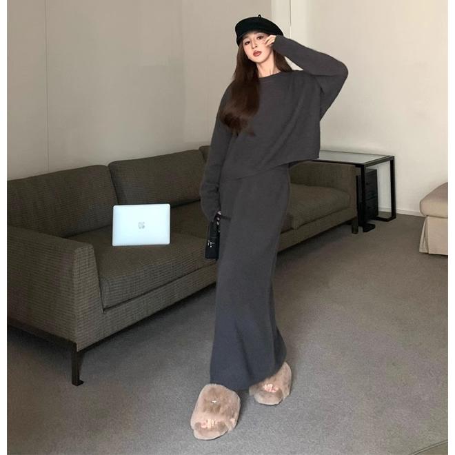 セットアップ ニット スカート レディース 秋冬 40代 おしゃれ ニット