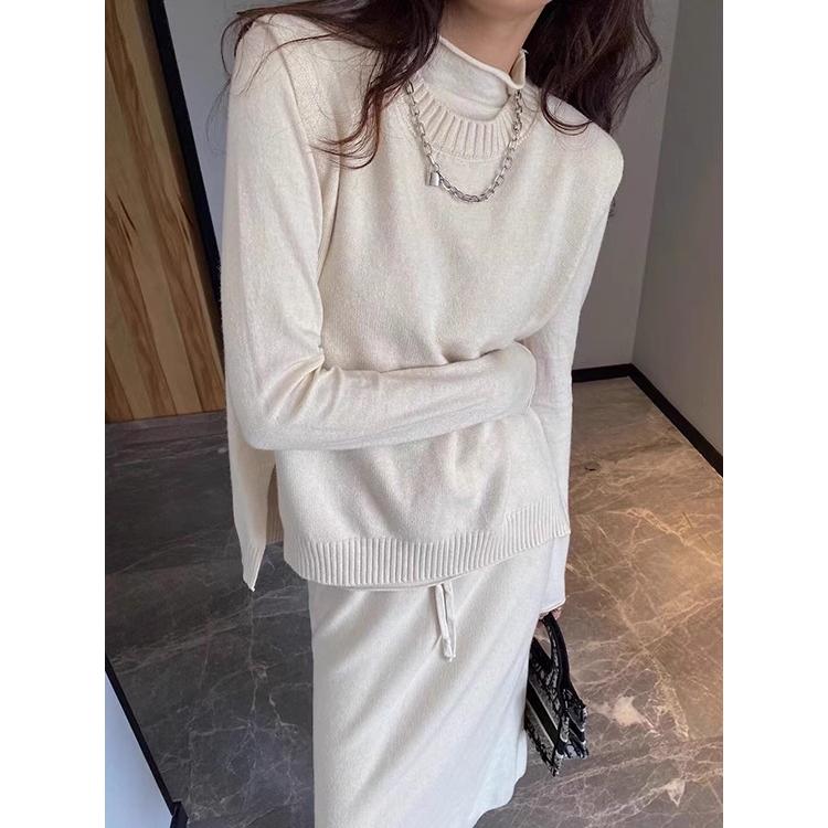 セットアップ ニット 3点セット スカート レディース 秋冬 40代