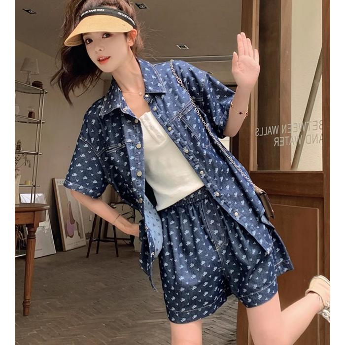 セットアップ レディース カジュアル 夏 大きいサイズ ショートパンツ 