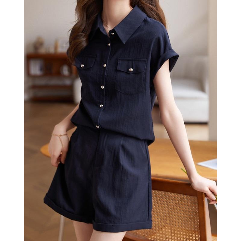 セットアップ ショートパンツ レディース トップス シャツ 半袖