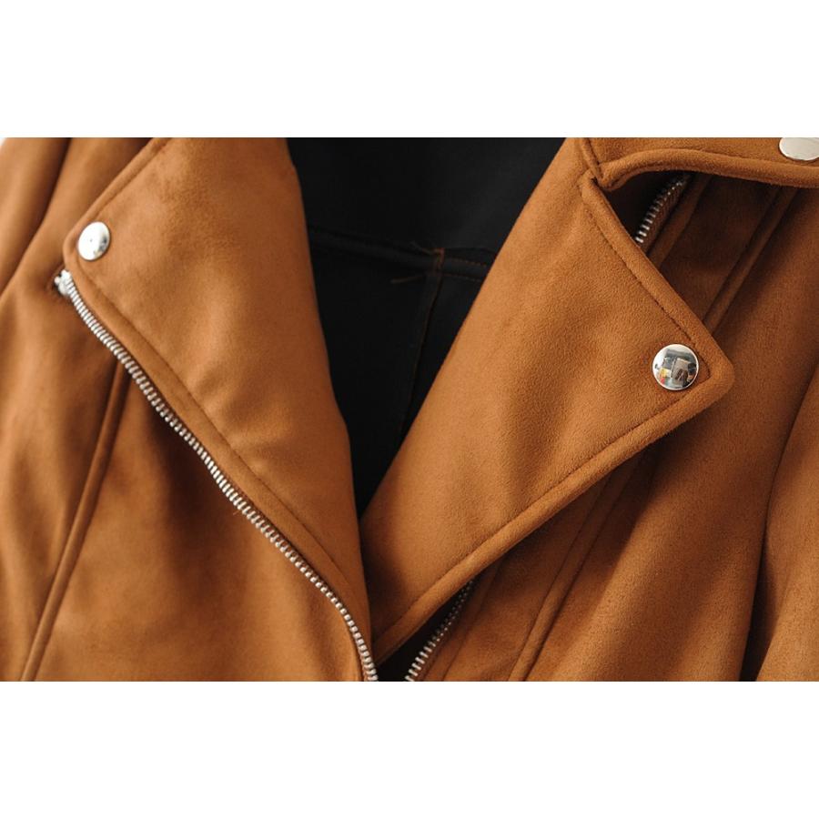 即納 ライダース ジャケット レディース アウター 秋 冬 春 黒 赤