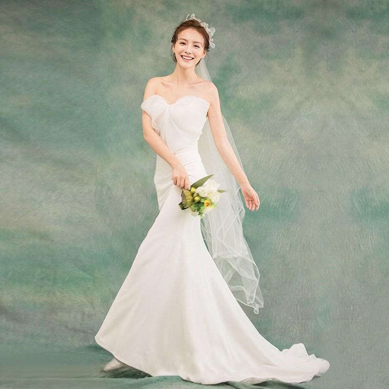アウトレット送料無料 ウエディングドレス ロングドレス 結婚式 二次会 花嫁 白 大きいサイズ 小さいサイズ マーメイドライン スレンダーライン トレーンドレス リボン ベアトップ Awa0105 Leap リープ 通販 Yahoo ショッピング メーカー包装済 Www