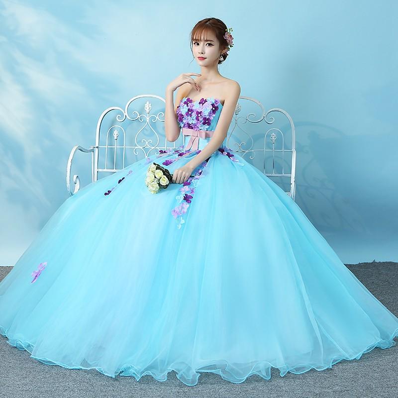 ウエディングドレス カラードレス 大きいサイズ 3L 4L ロングドレス