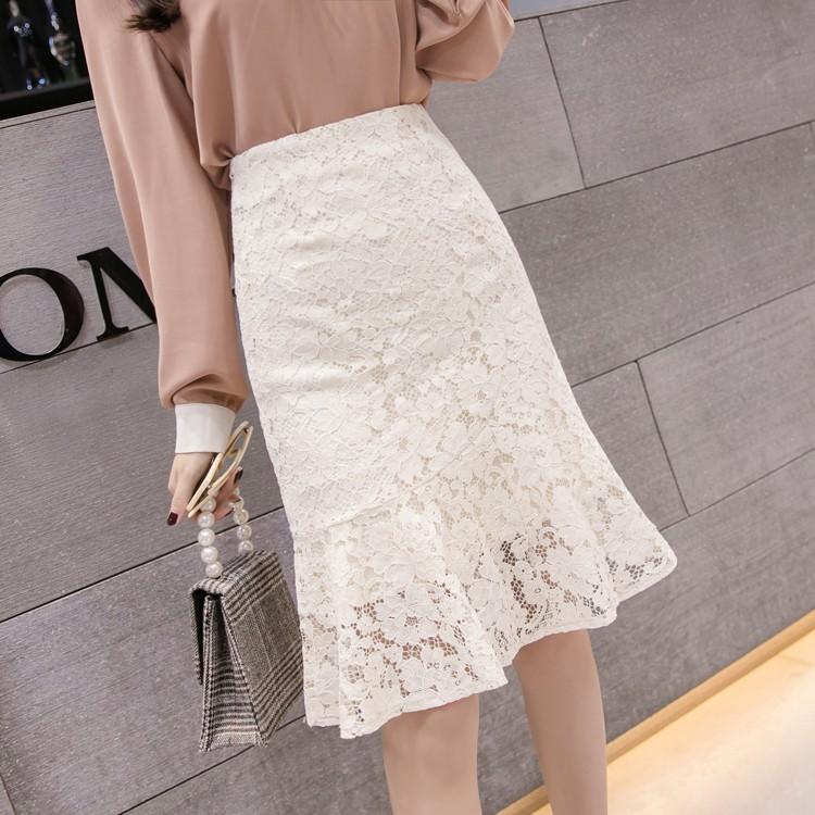 総レーススカート マーメイド ひざ丈 秋冬 総柄 Aライン 大人可愛い セクシー フェミニン きれいめ 春 秋 冬 お出かけ お呼ばれ デート服 レディース ボトムス Awd0067 Leap リープ 通販 Yahoo ショッピング