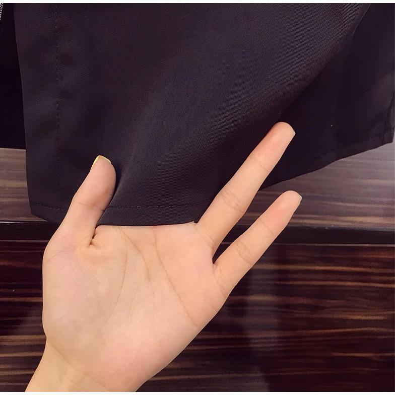 シャツワンピース グレンチェック 大きいサイズ 4L 5L 秋 春 黒 個性的