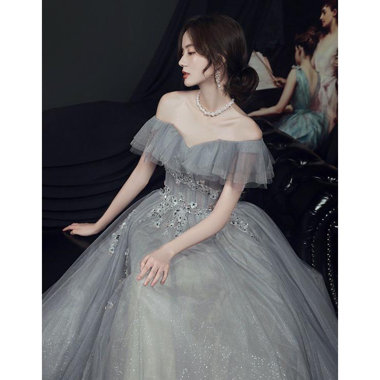 ウェディングドレス 袖あり カラードレス ウェディング 結婚式 二次会