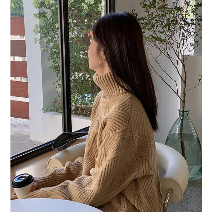 タートルネック セーター レディース トップス ニットセーター