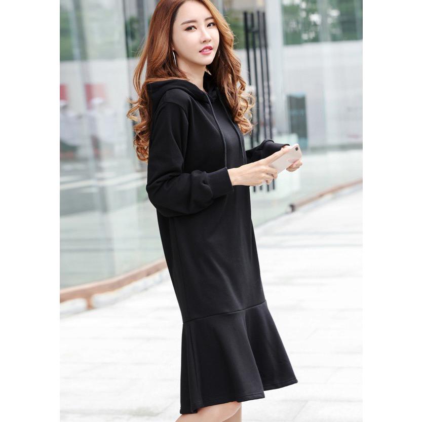 パーカーワンピース 裏起毛パーカーワンピース パーカー ワンピース 膝
