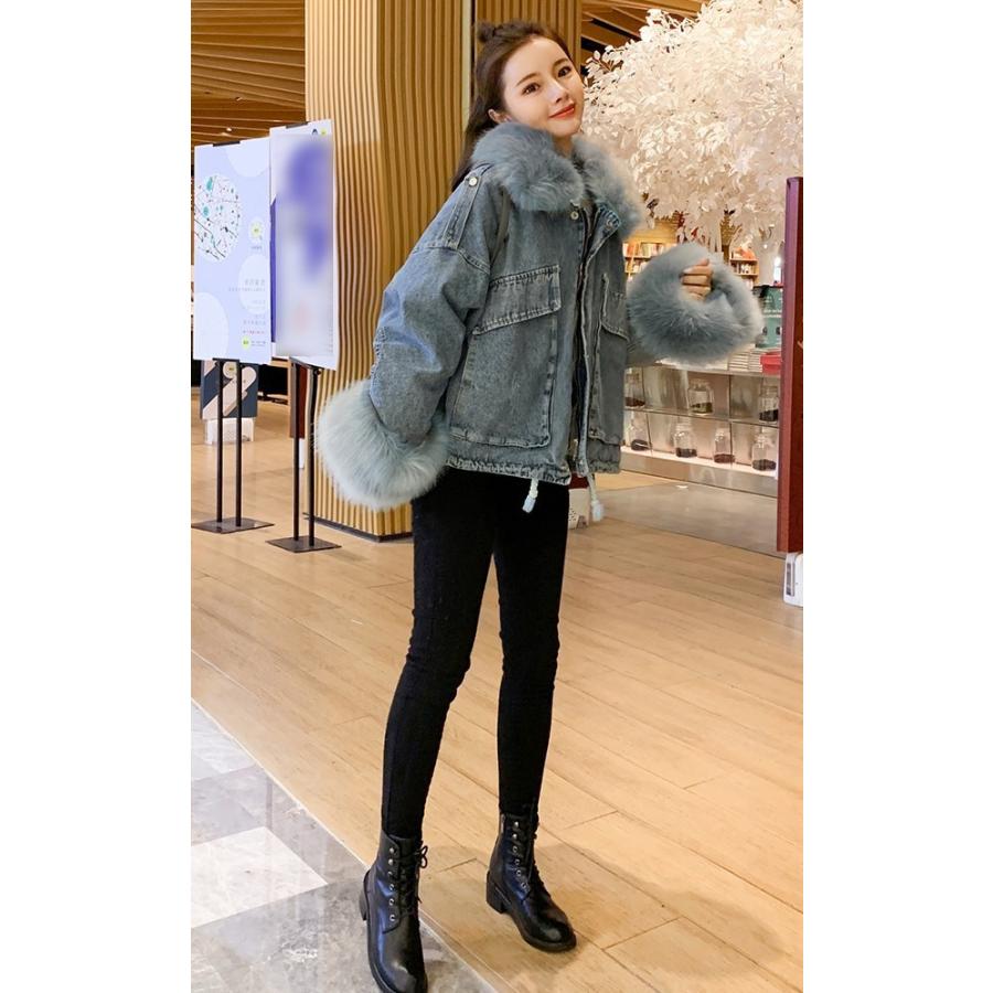 デニムジャケット 裏ボア アウター レディース 冬 黒 デニム ボアブルゾン ジャンパー 大きいサイズ 3l ファー付きパーカー ボア 韓国 可愛い モコモコアウター Awg0022 Leap リープ 通販 Yahoo ショッピング