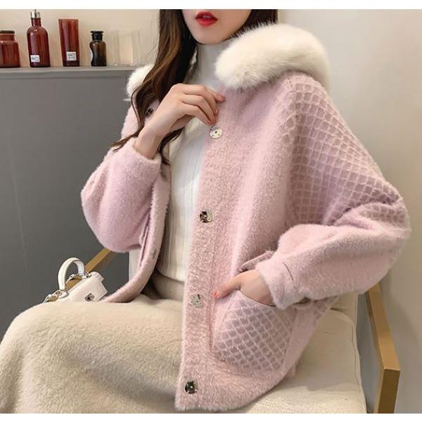 カーディガン レディース 秋冬 ファー フード付き ドルマンカーディガン ショート丈 アウター 冬 白 コクーンシルエット 大人可愛い 代 30代 Awg0025 Leap リープ 通販 Yahoo ショッピング