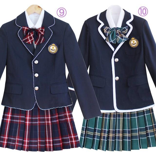 ブレザー 制服 セット 女子高生 5点セット プリーツスカート 制服