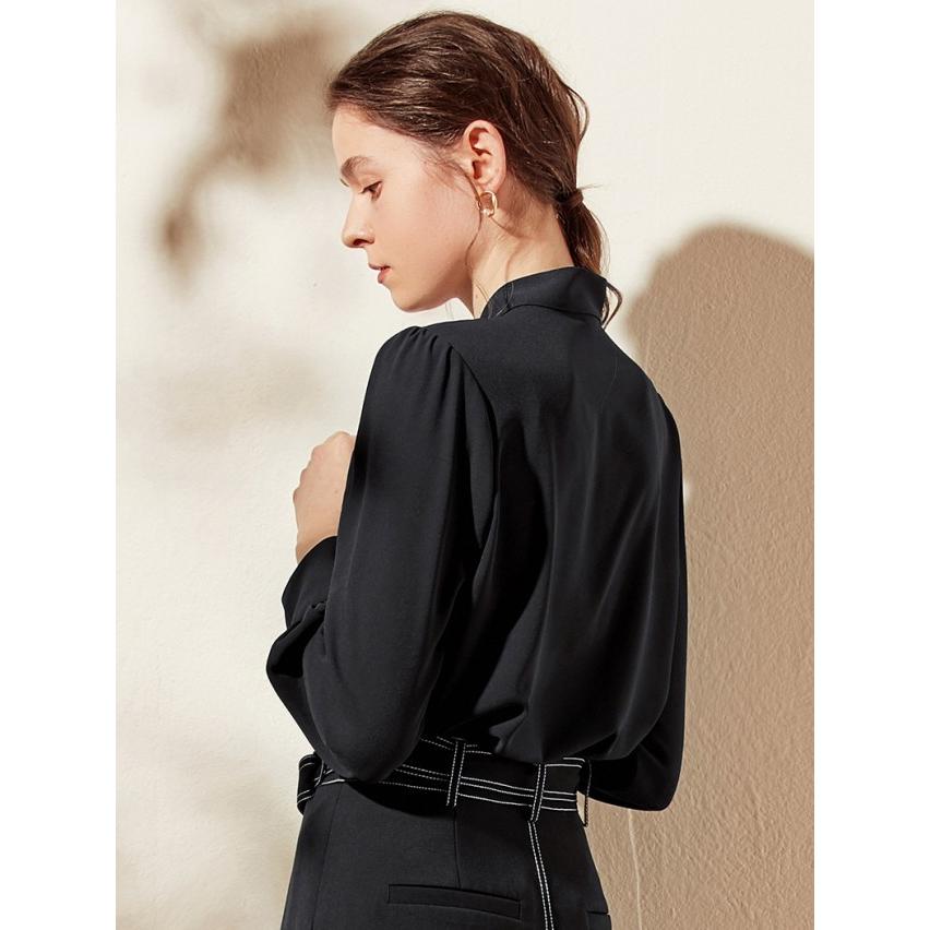 リボンブラウス ボウタイブラウス 長袖 シャツ オフィス フォーマル L 楽天市場】楽天1位【全品送料無料】 きれいめ ボウタイ ブラウス