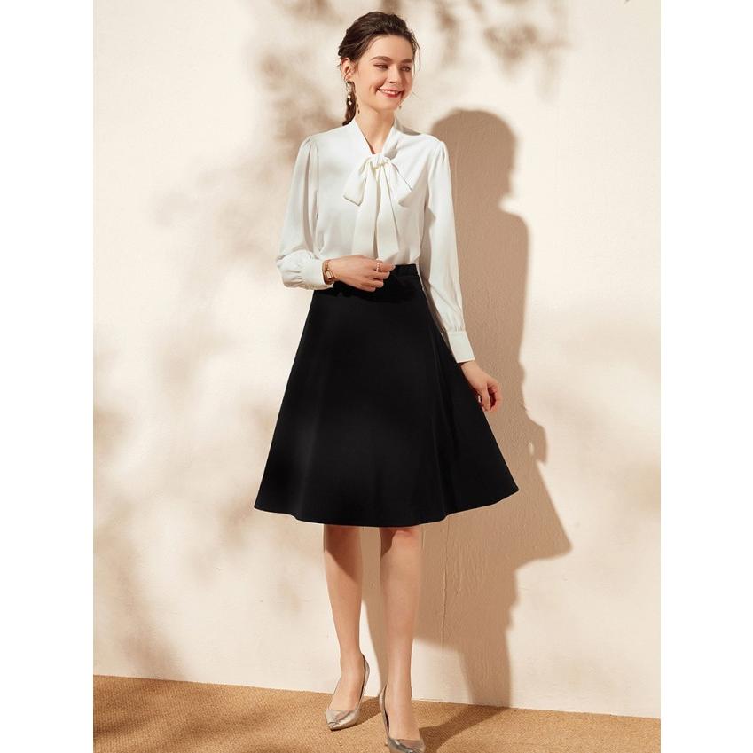 ボウタイブラウス トップス ブラウス シャツ レディース 長袖 春