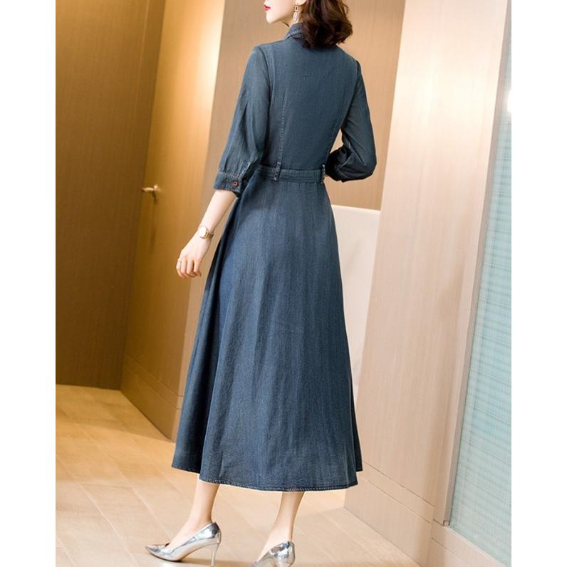 未使用 OFF-WHITE デニムシャツワンピース M 38 タグ付き loveride_a26