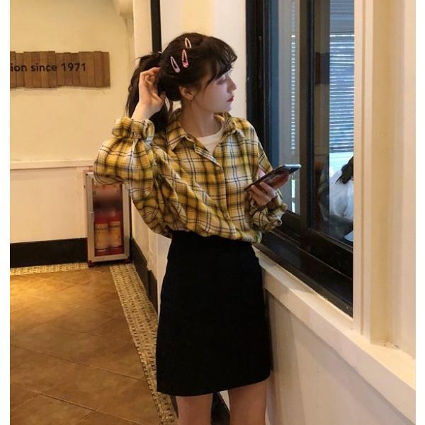 USA チェック　Tシャツ　レディース　ヴィンテージ ヴィンテージ風ロゴTシャツ[品番：PA000016070]｜coca（コカ）の