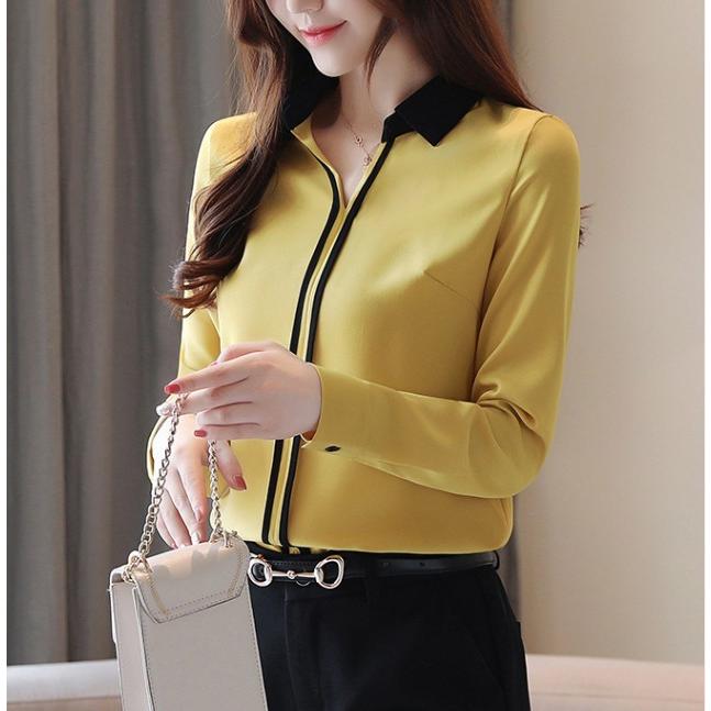 人気❤️シンプル襟付きトップス 夏以外年中着用できる万能トップス　女子会に最適 トップス夏 襟付きトップス Tシャツ半袖[品番：KH000014001