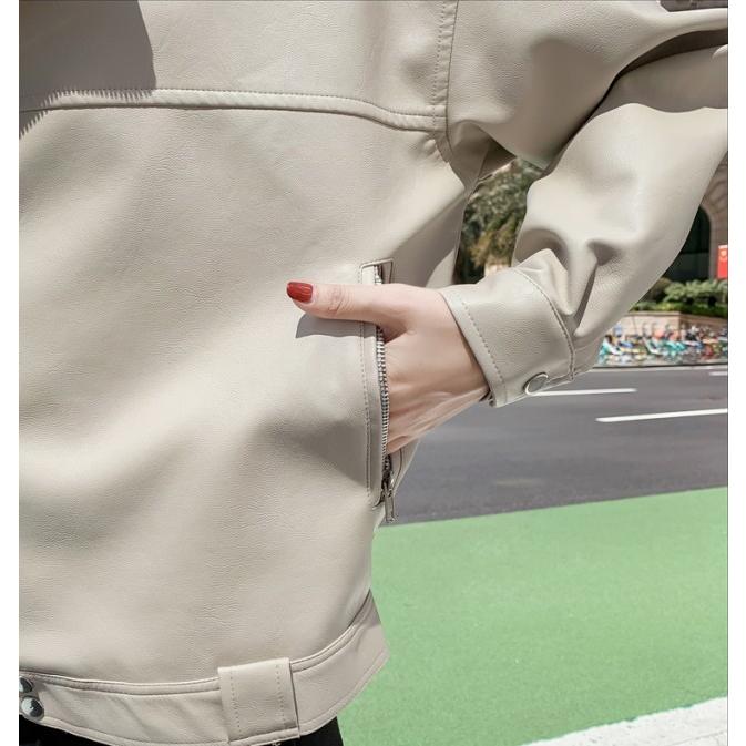 ライダース ジャケット レディース アウター 秋冬 春 秋 黒 フェイク