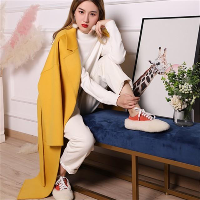 コート チェスターコート アウター 冬 レディース ロングコート ローブコート ガウンコート ロング丈 小さいサイズ カジュアル 黒 ロングガウンコート_2